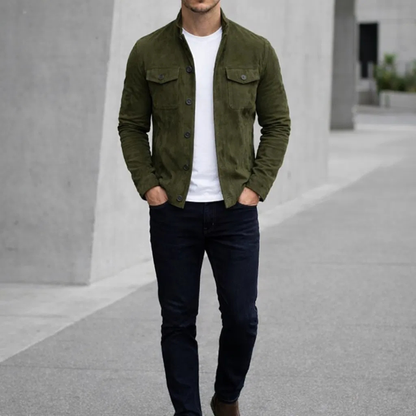 Lorenzo | Chaqueta de ante premium