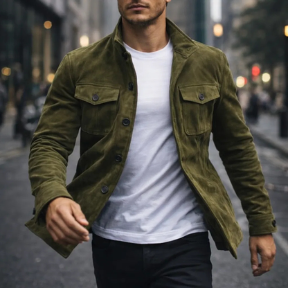 Lorenzo | Chaqueta de ante premium
