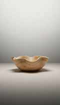 Natural Wood Sculptural Bowl